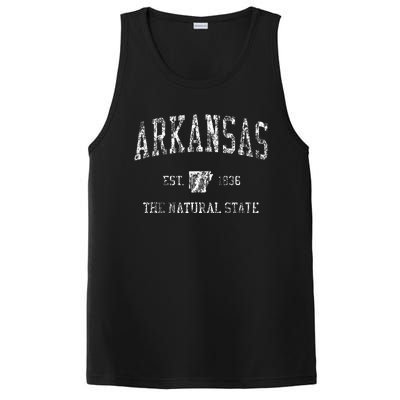 Arkansas Vintage Sports Design Arkansan PosiCharge Competitor Tank