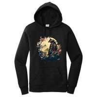 Aesthetic Vintage Samurai Japanese Art Samurai Retro Cherry Women's Pullover Hoodie