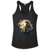 Aesthetic Vintage Samurai Japanese Art Samurai Retro Cherry Ladies PosiCharge Competitor Racerback Tank