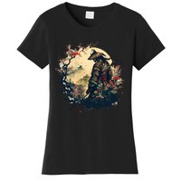 Aesthetic Vintage Samurai Japanese Art Samurai Retro Cherry Women's T-Shirt