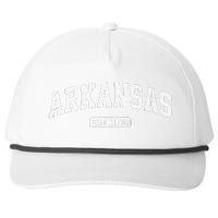 Arkansas Vintage State Athletic Style Snapback Five-Panel Rope Hat