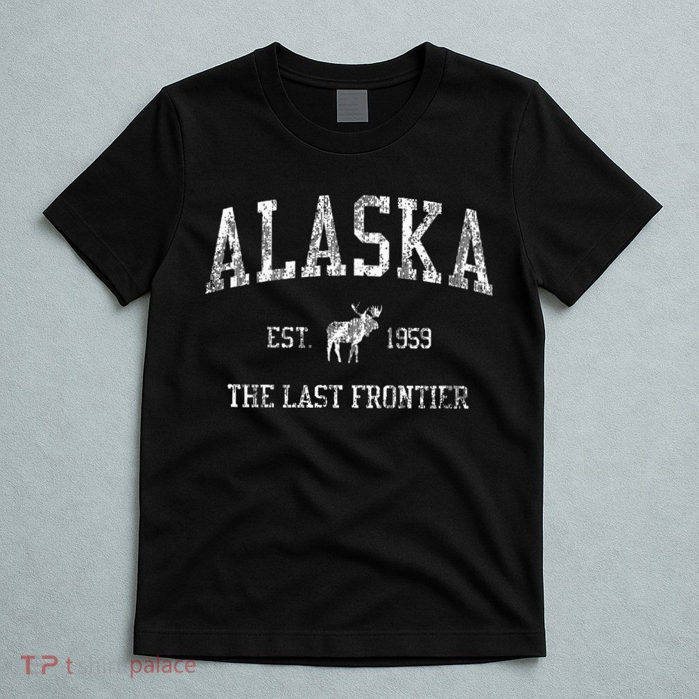 Alaska Vintage Sports Design Alaskan Moose T-Shirt