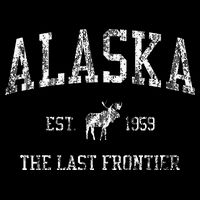 Alaska Vintage Sports Design Alaskan Moose Flatbill Hat