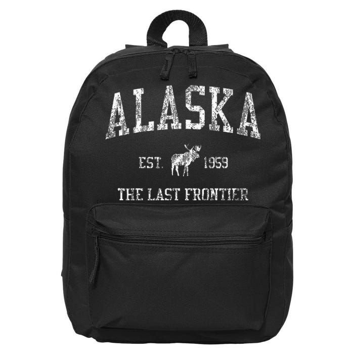 Alaska Vintage Sports Design Alaskan Moose 16 in Basic Backpack