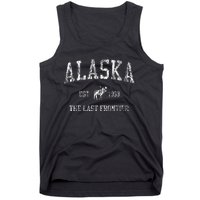 Alaska Vintage Sports Design Alaskan Moose Tank Top