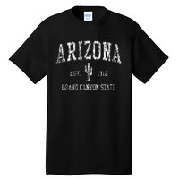 Arizona Vintage Saguaro Cactus Sports Tall T-Shirt