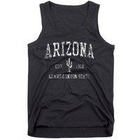 Arizona Vintage Saguaro Cactus Sports Tank Top