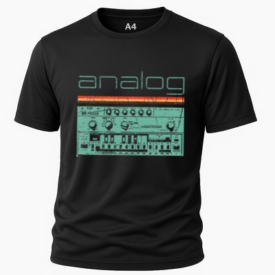 Analog Vintage Synthesizer Acid Nerd Synth 80s Performance Shirt