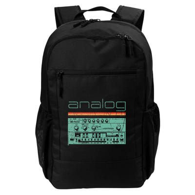 Analog Vintage Synthesizer Acid Nerd Synth 80s Backpack