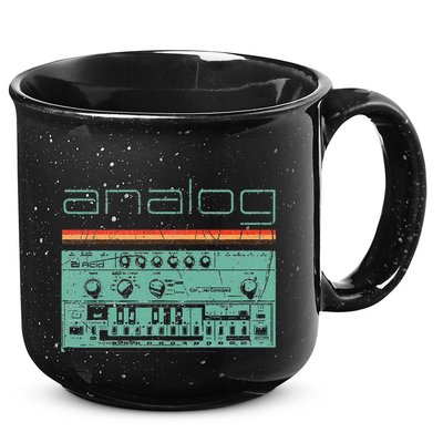 Analog Vintage Synthesizer Acid Nerd Synth 80s 15oz Campfire Ceramic Mug
