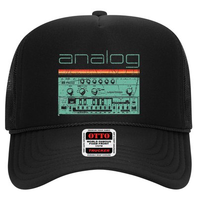 Analog Vintage Synthesizer Acid Nerd Synth 80s Trucker Hat