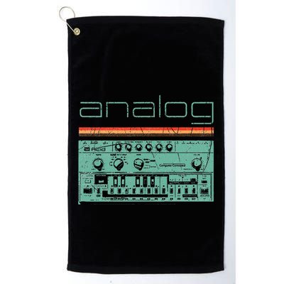 Analog Vintage Synthesizer Acid Nerd Synth 80s Golf Towel