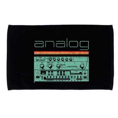 Analog Vintage Synthesizer Acid Nerd Synth 80s Microfiber Hand Towel