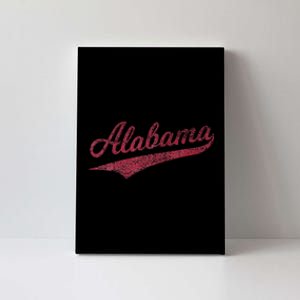 Alabama Varsity Script Classic Sports Jersey Style Canvas