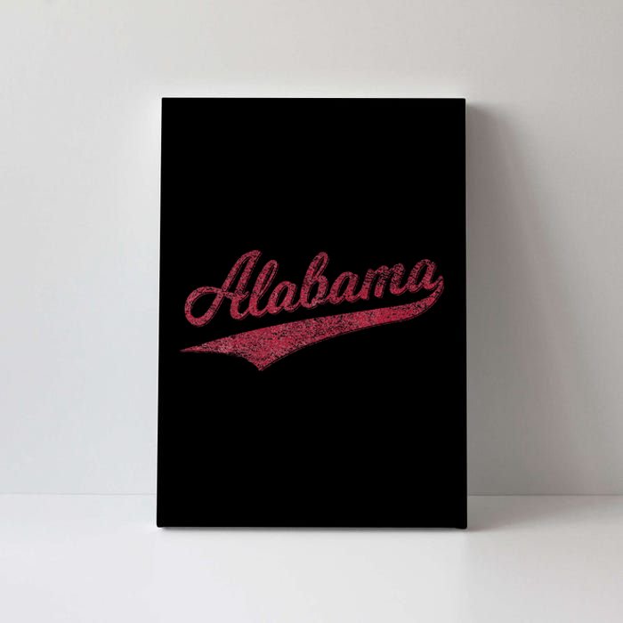 Alabama Varsity Script Classic Sports Jersey Style Canvas