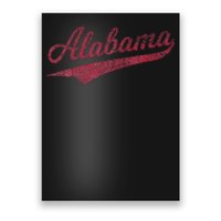 Alabama Varsity Script Classic Sports Jersey Style Poster