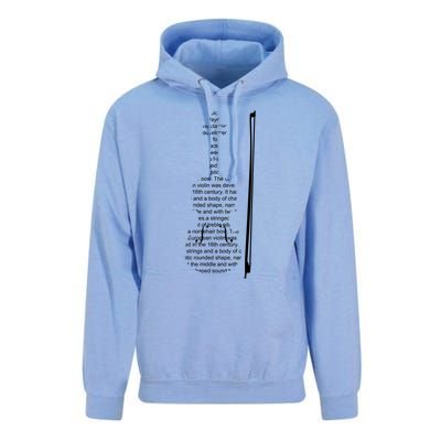 Awesome Violin String Musical Instrut Gift Unisex Surf Hoodie