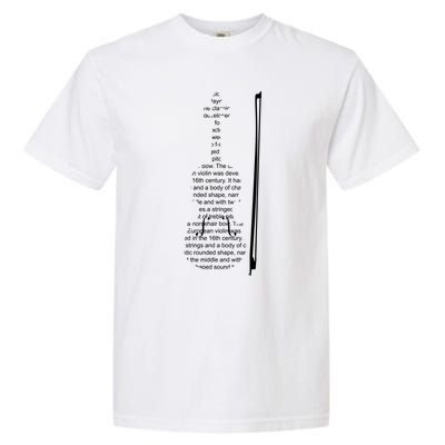 Awesome Violin String Musical Instrut Gift Garment-Dyed Heavyweight T-Shirt