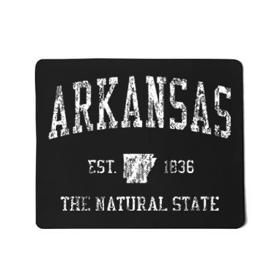 Arkansas Vintage Sports Design Arkansan Mousepad