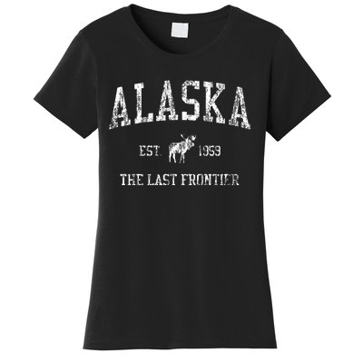 Alaska Vintage Sports Design Alaskan Moose Women's T-Shirt