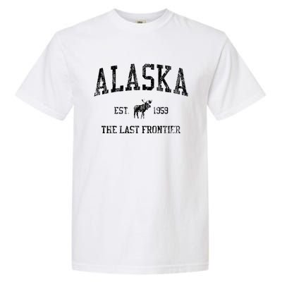 Alaska Vintage Sports Design Alaskan Moose Garment-Dyed Heavyweight T-Shirt