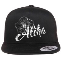 Aloha Vintage Tropical Hawaii Flatbill Hat