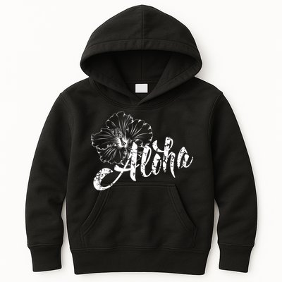 Aloha Vintage Tropical Hawaii Kids Hoodie