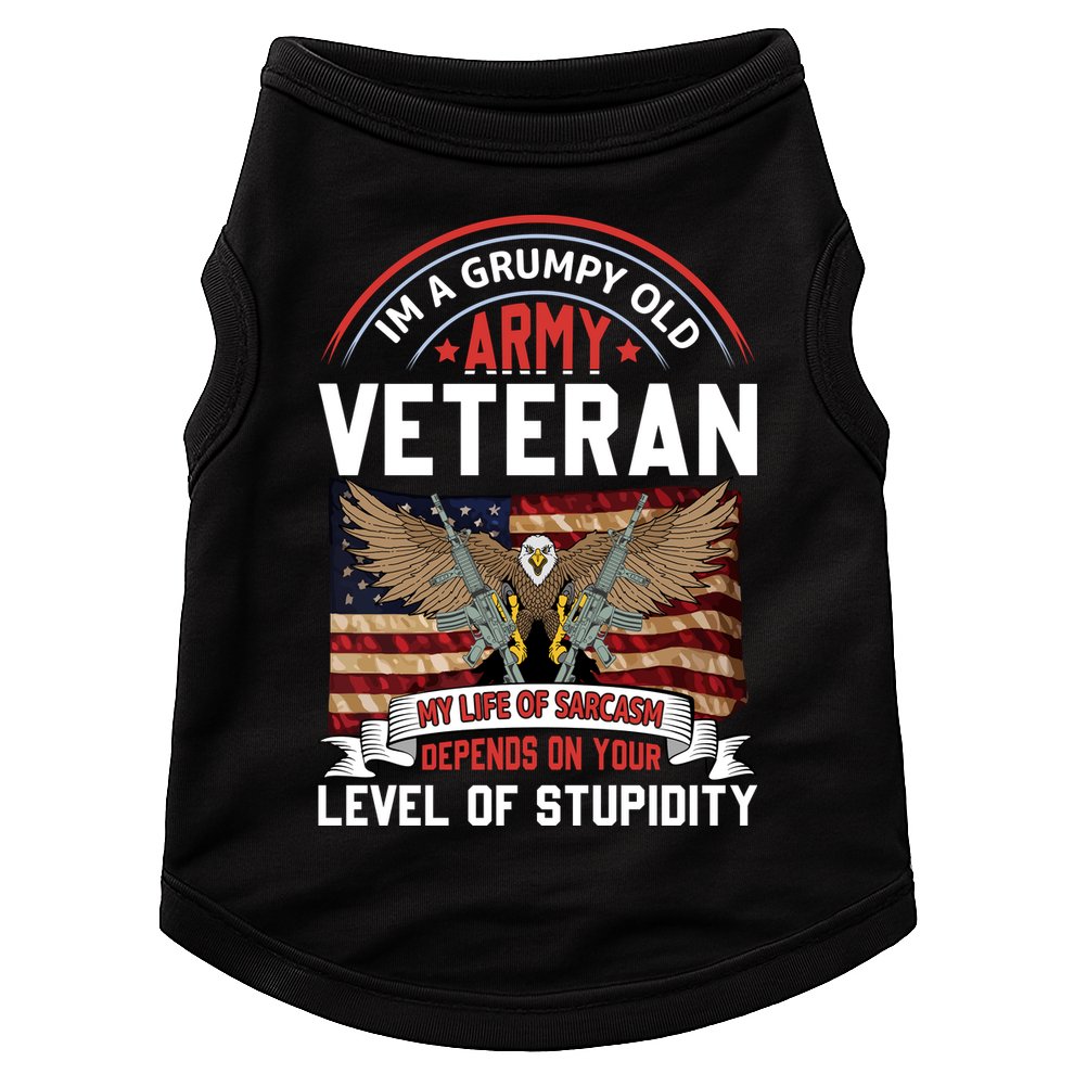 Army Veteran T Doggie Tank