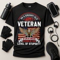 Army Veteran T Cooling Performance Crew T-Shirt