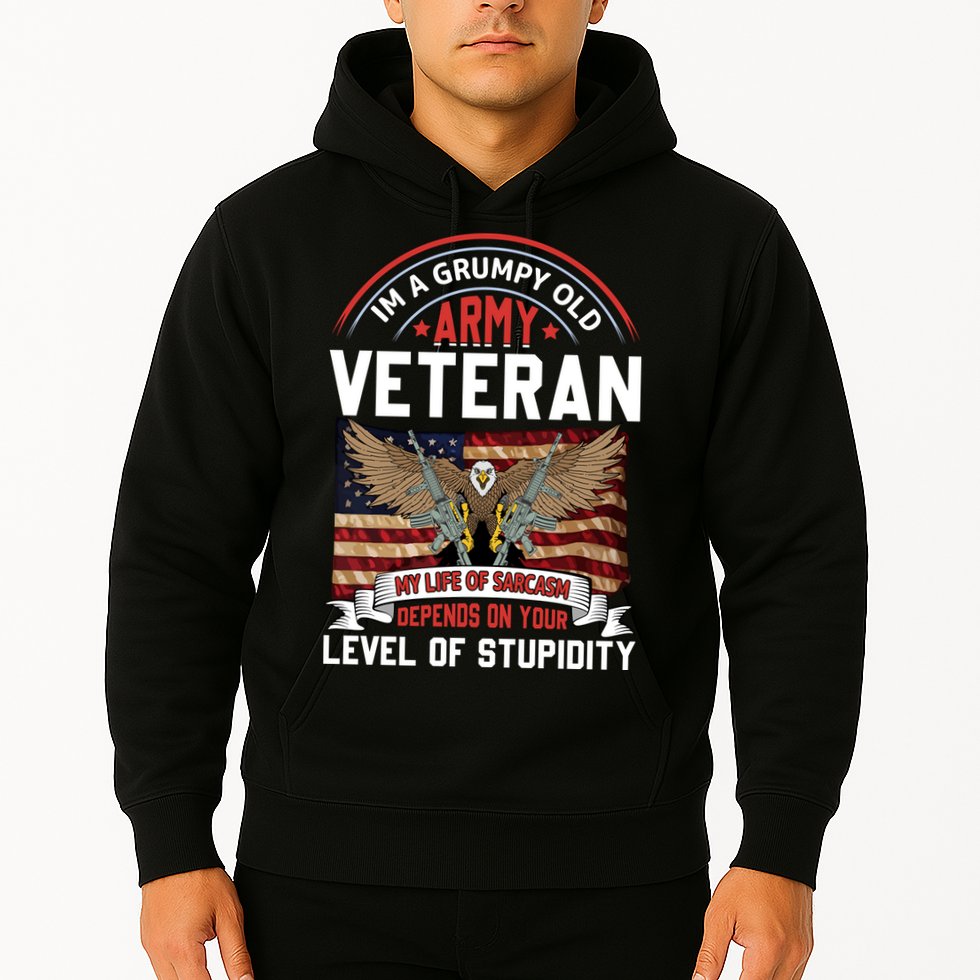 Army Veteran T Hoodie