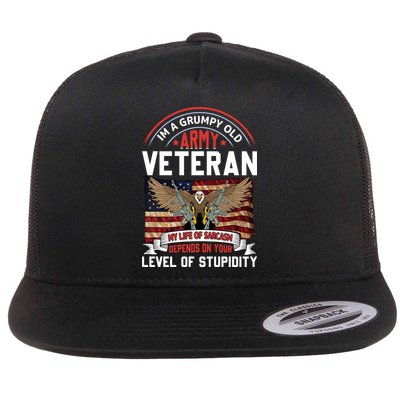 Army Veteran T Flatbill Hat