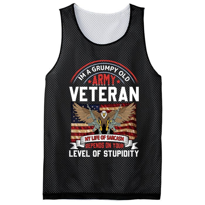 Army Veteran T Mesh Reversible Basketball Jersey Tank