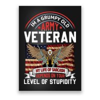 Army Veteran T Poster