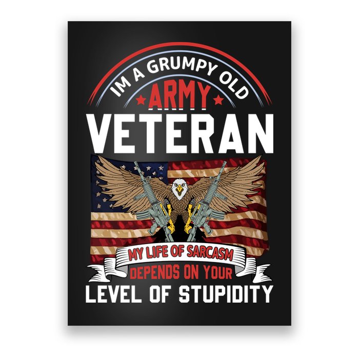 Army Veteran T Poster