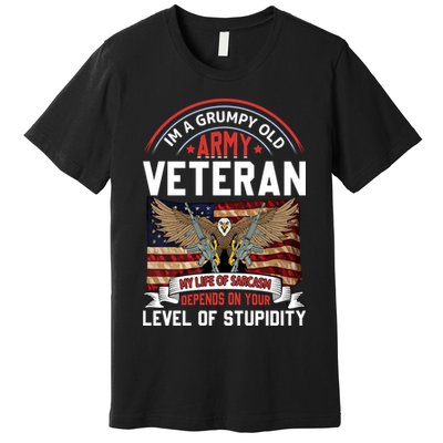 Army Veteran T Premium T-Shirt