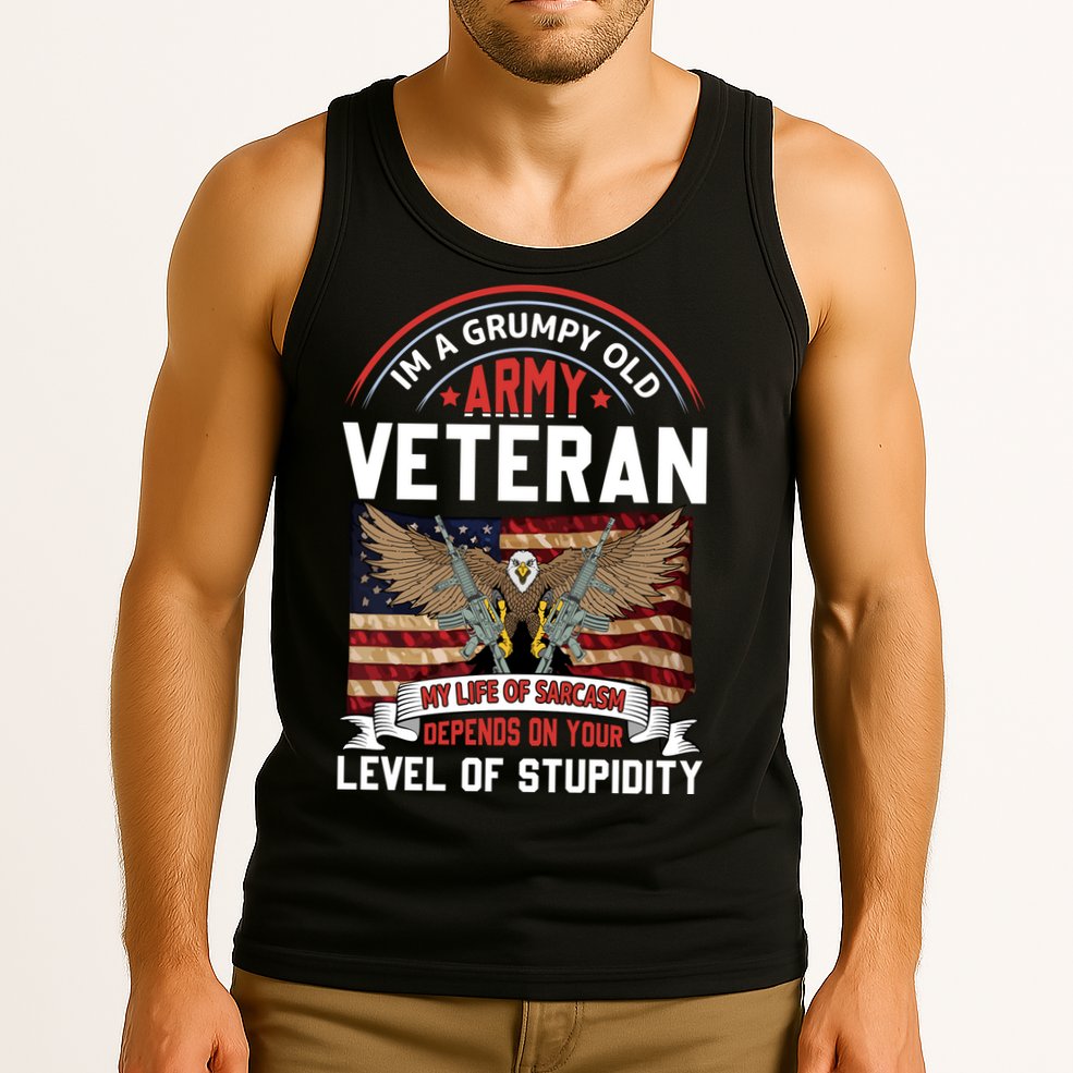 Army Veteran T Tank Top