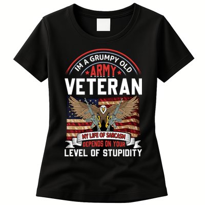 Army Veteran T Womens T-Shirt