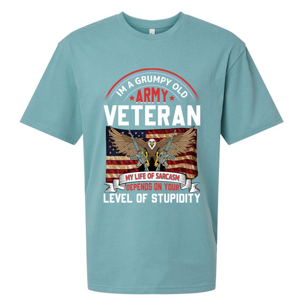 Army Veteran T Sueded Cloud Jersey T-Shirt
