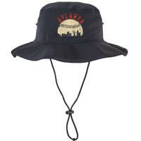 Atlanta Vintage Torn Old Classic Baseball Team Legacy Cool Fit Booney Bucket Hat