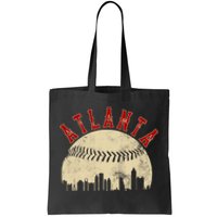 Atlanta Vintage Torn Old Classic Baseball Team Tote Bag