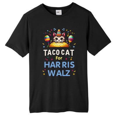 America Vote Taco Cat Dudes For Kamala Harris Vote Nov 2024 Tall Fusion ChromaSoft Performance T-Shirt