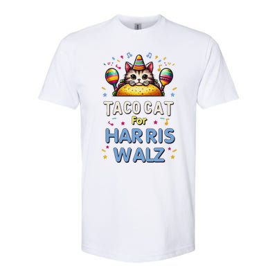 America Vote Taco Cat Dudes For Kamala Harris Vote Nov 2024 Softstyle CVC T-Shirt