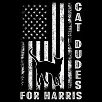America Vote Usa Flag Cat Dudes For Kamala Harris Vote 2024 16 in Basic Backpack