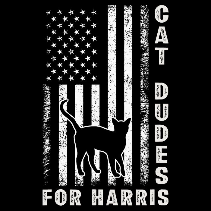 America Vote Usa Flag Cat Dudes For Kamala Harris Vote 2024 16 in Basic Backpack