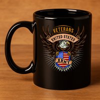 Army Veterans United States 11oz C Handle Ceramic Mug