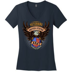 Army Veterans United States Women's V-Neck T-Shirt