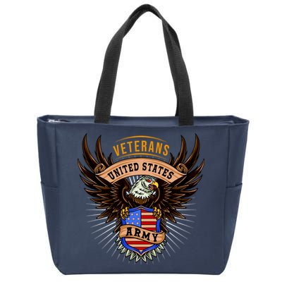 Army Veterans United States Zip Tote Bag