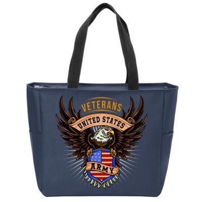 Army Veterans United States Zip Tote Bag