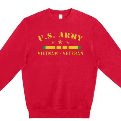 Army Vietnam Veteran Premium Crewneck Sweatshirt