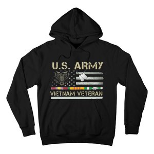 Army Vietnam Veteran USA Flag Veteran Vietnam Army Hoodie